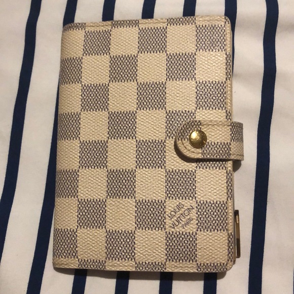 Louis Vuitton Other - LOUIS VUITTON
Damier Azur Small Ring Agenda Cover
